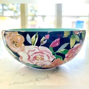 Flower Painted Dipping Bowl